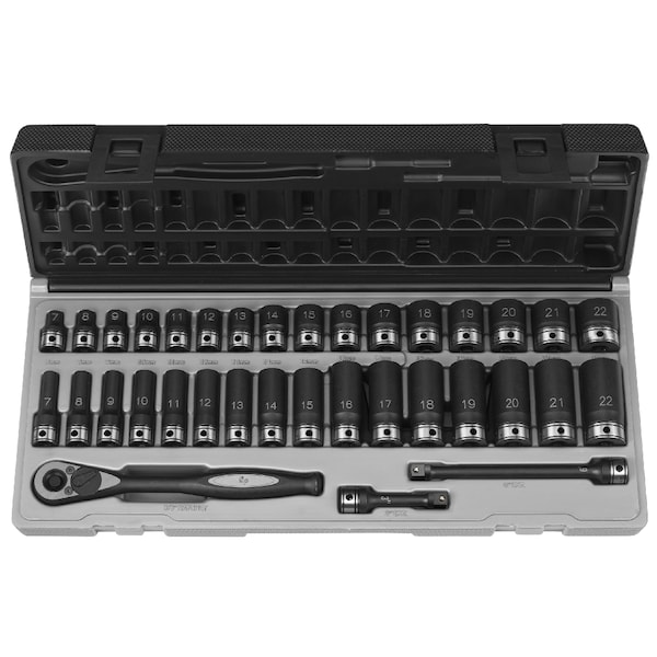 3/8" Dr 6-Pt Std&Deep Length Duo Socket
